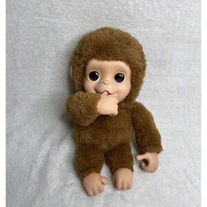 Little Live Pets Baby Monkey Interactive Toy Makes Sounds 12” Long
